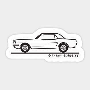 1964 Mustang Coupe Sticker